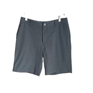 Faherty All Day Short 9” Mountain Coal Dark Gray Hybrid Swim Boardshorts 32